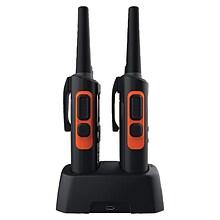 Cobra 38-Mile Range Waterproof 2-Way Radios, Black, 2-Pack (RX680)