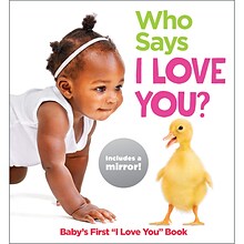 Highlights Who Says I Love You? Board Book with Baby Mirror (HFC9781684371563)
