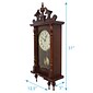 Bedford Clock Collection Wall Clock, Wood (93697088M)