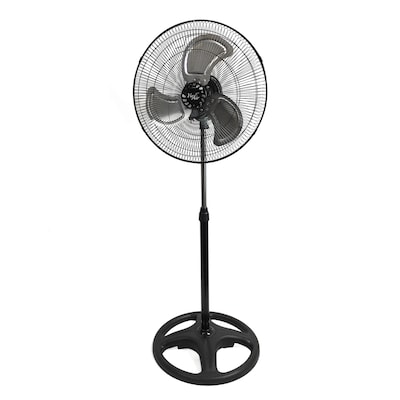 Vie Air 18” Oscillating Industrial Stand Fan 3 Speed, Black (93696356M)