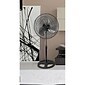 Vie Air 18” Oscillating Industrial Stand Fan 3 Speed, Black (93696356M)