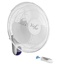 ViaAir 16” Oscillating Wall Fan 3 Speed, White (936109798M)