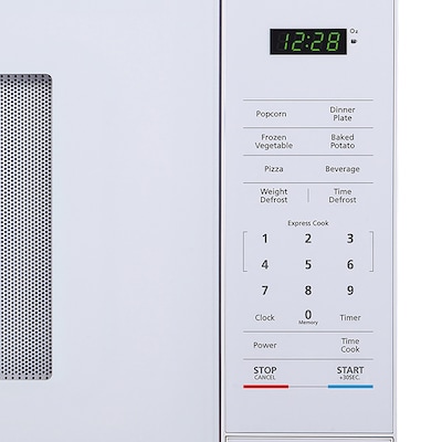 Magic Chef 1.1-Cu. Ft. 1000W Digital Touch Countertop Microwave, White (MC110MW)