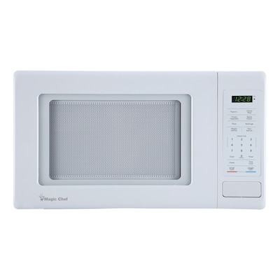 Magic Chef 0.9-Cu. Ft. 900W Digital Touch Countertop Microwave, White (MC99MW)