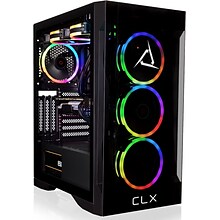 CLX SET TGMSETRTU2B07BM Gaming Desktop Computer, AMD Ryzen 9 7900X, 32GB Memory, 1TB SSD, 4TB HDD