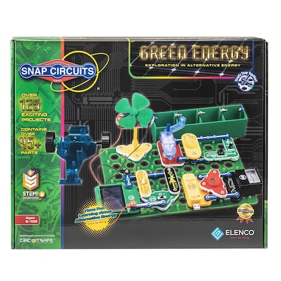Elenco Snap Circuits Green Energy, 45 Pieces (EE-SCG225)