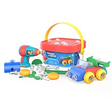 Educational Insights Design & Drill Build-It Bucket STEM Toy, 41 Pieces (EI-4146)