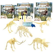 HamiltonBuhl Paleo Hunter Dig Kit for STEAM Education - All Five Dinosaurs (HECPHKIT5)