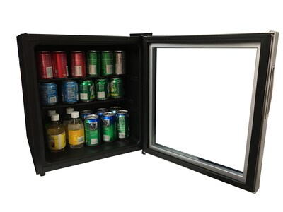 Avanti 1.6 Cubic Ft. Energy Star. Glass Door Refrigerator, Beverage Cooler, Black (ARBC17T2PG)