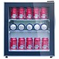Avanti 1.6 Cubic Ft. Energy Star. Glass Door Refrigerator, Beverage Cooler, Black (ARBC17T2PG)