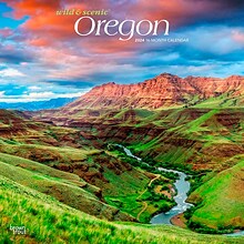 2024 BrownTrout Oregon Wild & Scenic 12 x 12 Monthly Wall Calendar (9781975464400)