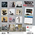 2024 BrownTrout Banksys Graffiti 12 x 12 Monthly Wall Calendar (9781975466725)