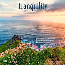 2024 BrownTrout Tranquility 12 x 12 Monthly Wall Calendar (9781975465421)