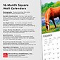 2024 BrownTrout Horse Lovers 12" x 12" Monthly Wall Calendar (9781975463113)