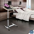 Mount-It! Rolling Laptop Tray, Height Adjustable Bedside Cart with Caster Wheels (MI-7946)