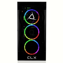 CLX SET TGMSETRTH2A01BM Gaming Desktop Computer, AMD Ryzen 9 7900X, 32GB Memory, 1TB SSD, 4TB HDD