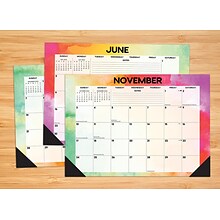 2024 Willow Creek Press Rainbow Gradient 2024 17 x 12 Desk Pad Large Calendar for Wall or Desk (40