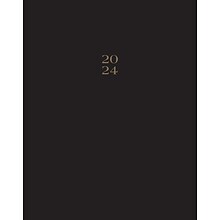 2024 Willow Creek Press Black 7.5 x 9.5 Booklet Monthly Planner (39137)