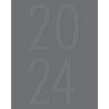 2024 Willow Creek Press Charcoal 7.5 x 9.5 Booklet Monthly Planner (39151)