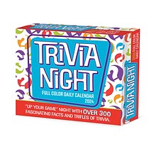 2024 Willow Creek Trivia Night 6 x 5.5 Daily Day-to-Day Calendar, Multicolor (36556)