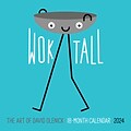 2024 Willow Creek The Art of David Olenick Puns 7 x 7 Monthly Wall Calendar, Multicolor (36952)