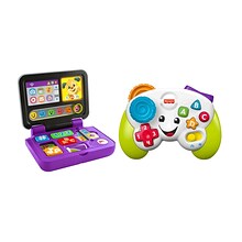 Fisher-Price Laugh & Learn Click & Learn Laptop Interactive Toy with Game & Learn Controller