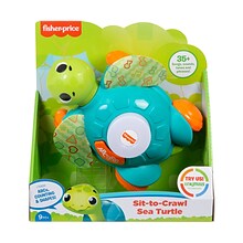 Fisher-Price Linkimals Set: Sit-to-Crawl Sea Turtle and Cool Beats Penguin