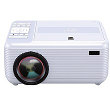 RCA Wireless Bluetooth Home Theater Projector with DVD Player, White (RPJ140 )