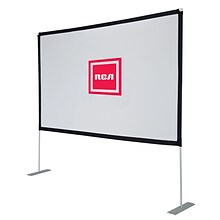 RCA 100 Portable Indoor/Outdoor Projector Screen, White (RPJ144 )