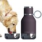 ASOBU Insulated Water Bottle with Removable Dog Bowl, 33 oz., Burgundy (ADNANASDB1BURG)