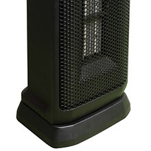 Comfort Glow 1,500-Watt-Max 5,120 BTU Portable Oscillating Ceramic Fan Tower Heater with Thermostat,