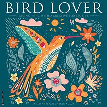 2024 Willow Creek Bird Lovers 12 x 12 Monthly Wall Calendar, Multicolor (32480)