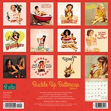 2024 Willow Creek Buckle-up Buttercup 12 x 12 Monthly Wall Calendar, Multicolor (39052)