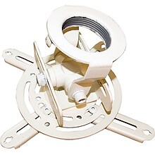 MustangAV MV-PROJSP-PRO-W Universal Projector Ceiling Mount, White