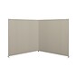 HON Verse 90-Degree Panel, 60"H x 60"W, Light Gray Finish, Gray Fabric (HONVERS906060)