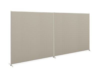 HON Verse In-Line Panel, 60H x 60W, Light Gray Finish, Gray Fabric (HONVERSIL6060)