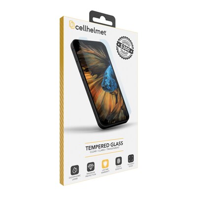 cellhelmet Tempered Glass Screen Protector with $300 Coverage for iPhone 15 Plus (Temp-i15Plus-67-300)