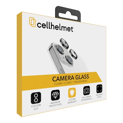 cellhelmet Tempered Camera Glass for iPhone 15/iPhone 15 Plus (TEMP-2-CMRA-iPHONE-15)
