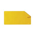 Mobile Pixels Inc. PU Leather Desk Mat, 31.5 x 15.75, Racing Yellow (115-1001P04)
