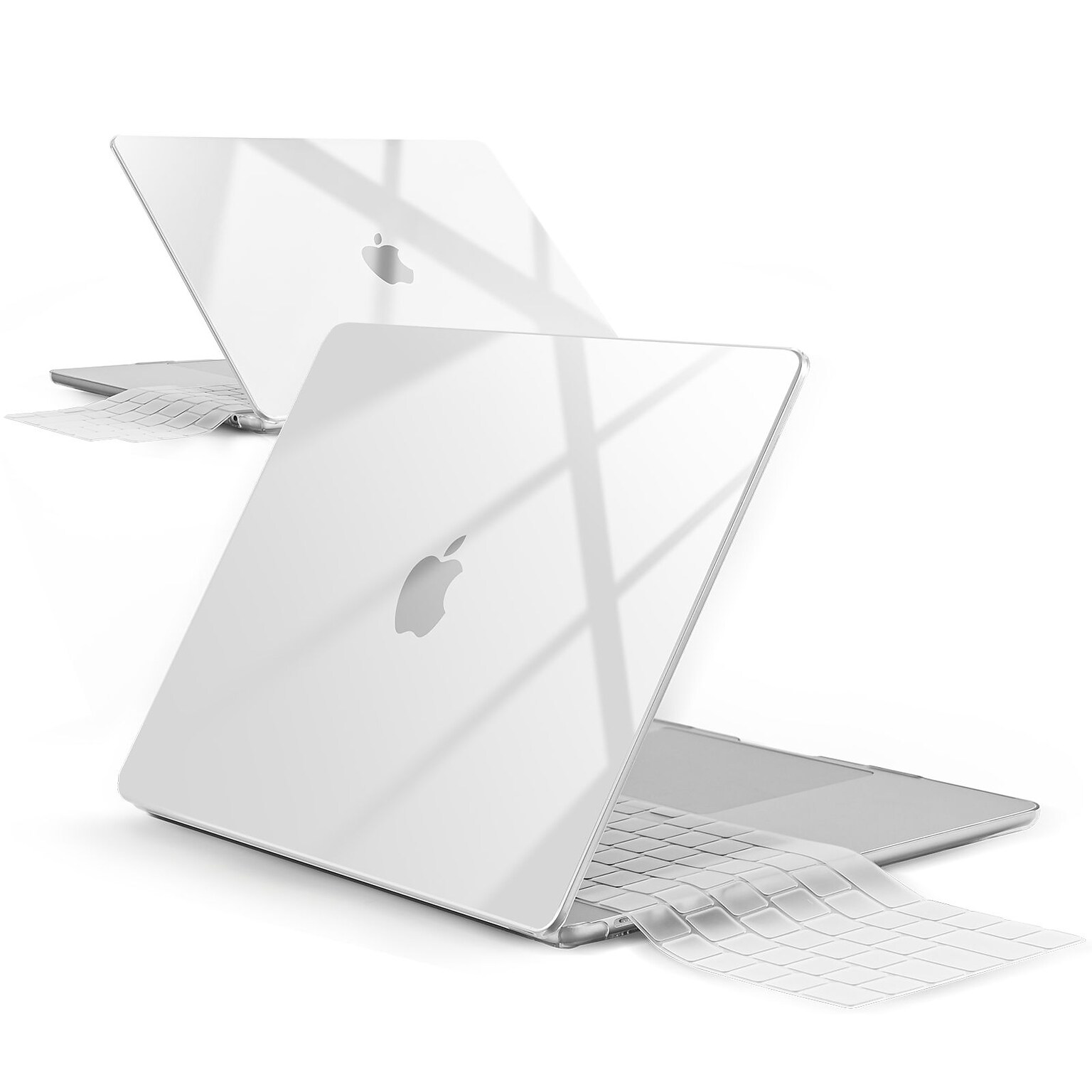 TechProtectus Hard-Shell Case/Keyboard Cover for Apple 15 Macbook Air 2023 M2, Clear (TP-CYCL-MA15M2)