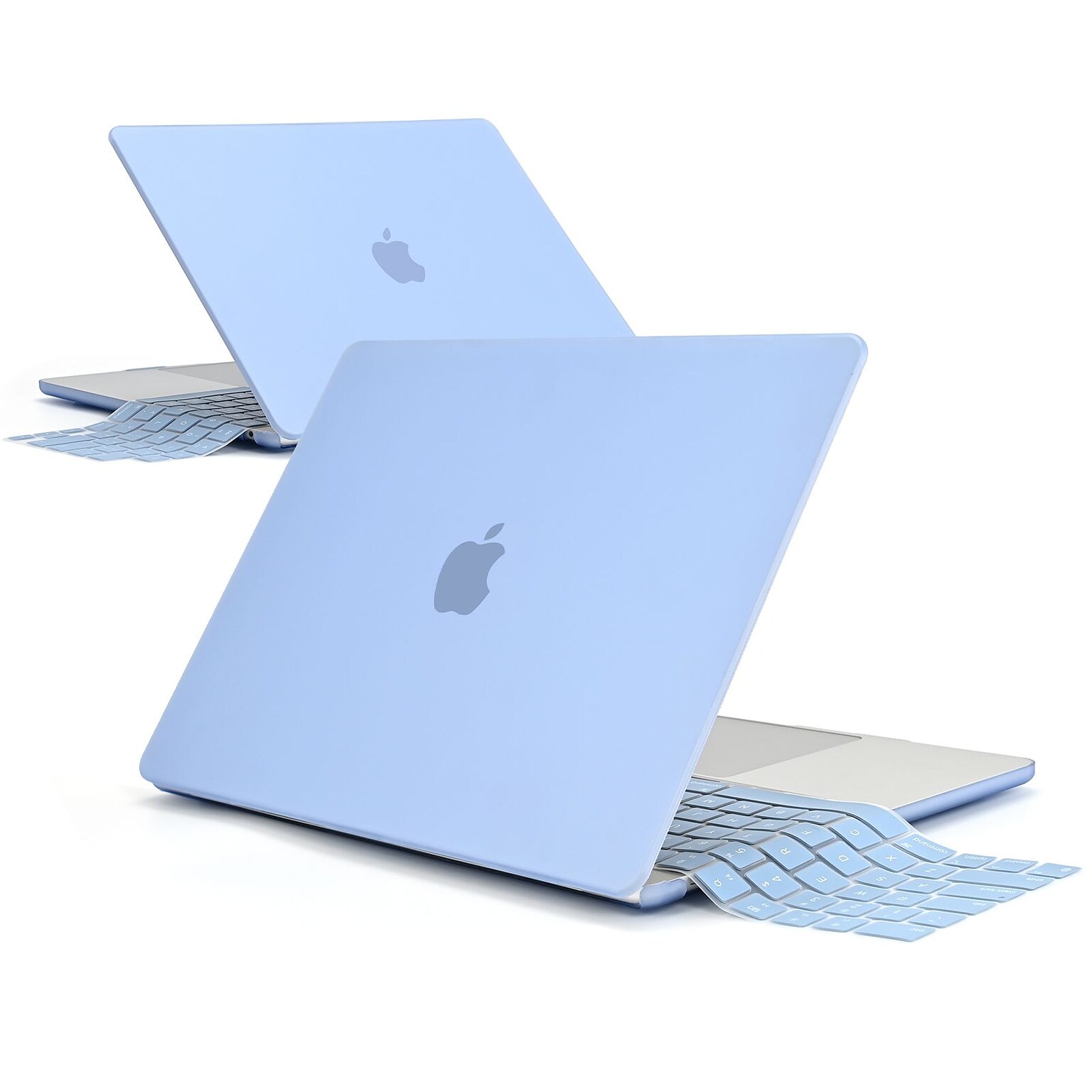 TechProtectus Hard-Shell Case/Keyboard Cover for Apple 15 Macbook Air 2023 M2, Serenity Blue (TP-SB-MA15M2)