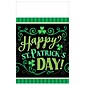 Amscan St. Patrick's Day Clover Me Lucky Plastic Tablecover, 3 Tablecovers/Pack, 2/Pack (571906)