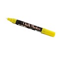 Marvy Uchida® Broad Point Erasable Chalk Markers, Yellow, 2/Pack (526480YEa)