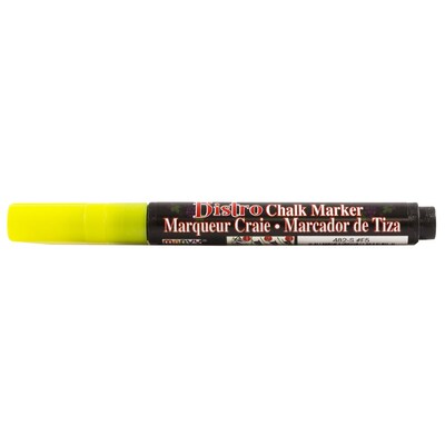 Marvy Uchida® Fine Point Erasable Chalk Markers, Neon Yellow, 2/Pack (526482NYa)