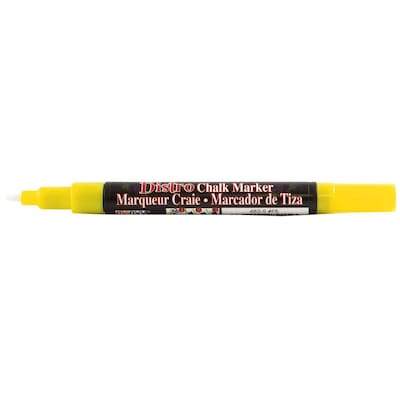Marvy Uchida® Fine Point Erasable Chalk Markers, Yellow, 2/Pack (526482YEa)