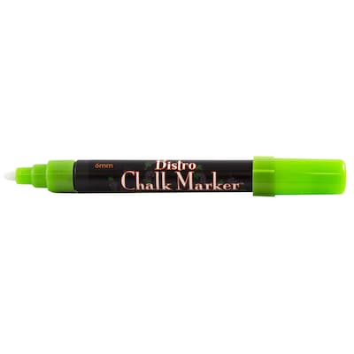 Marvy Uchida® Broad Point Erasable Chalk Markers, Lime Green, 2/Pack (526480LIa)