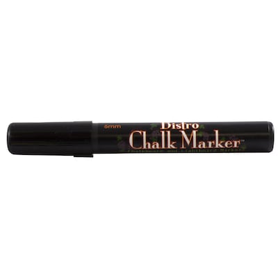 Marvy Uchida® Broad Point Erasable Chalk Markers, Black, 2/Pack (526480BAa)