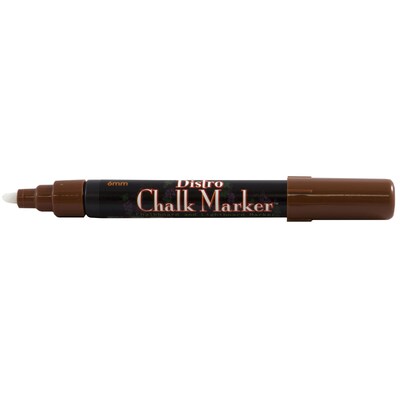 Marvy Uchida® Broad Point Erasable Chalk Markers, Brown, 2/Pack (526480BRa)