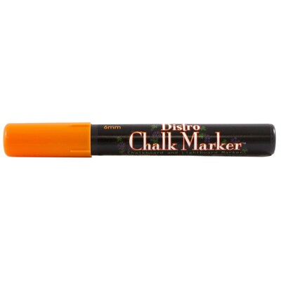 Marvy Uchida® Broad Point Erasable Chalk Markers, Orange, 2/Pack (526480ORa)