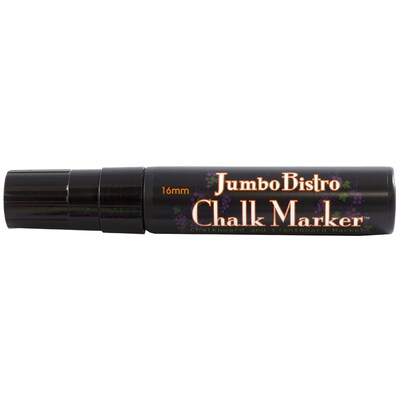 Marvy Uchida® Jumbo Point Erasable Chalk Markers, Black, 2/Pack (526481BAa)
